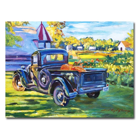 David Lloyd 'The Pumpking Pickup' Canvas Art,35x47